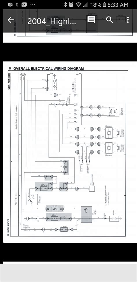 toyota highlander wiring schematics 
